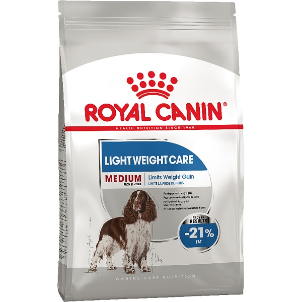 

Сухой корм для собак средних пород Royal Canin MEDIUM LIGHT WEIGHT CARE для собак с избыточным весом и склонных к ожирению (3 кг)