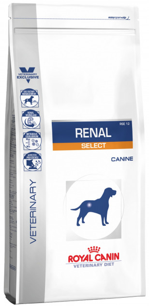 

Лечебный сухой корм для собак Royal Canin RENAL SELECT CANINE при хронической почечной недостаточности (10 кг)