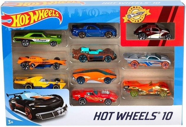 

Подарочный набор машинок Hot Wheels 10-Pack 1:64