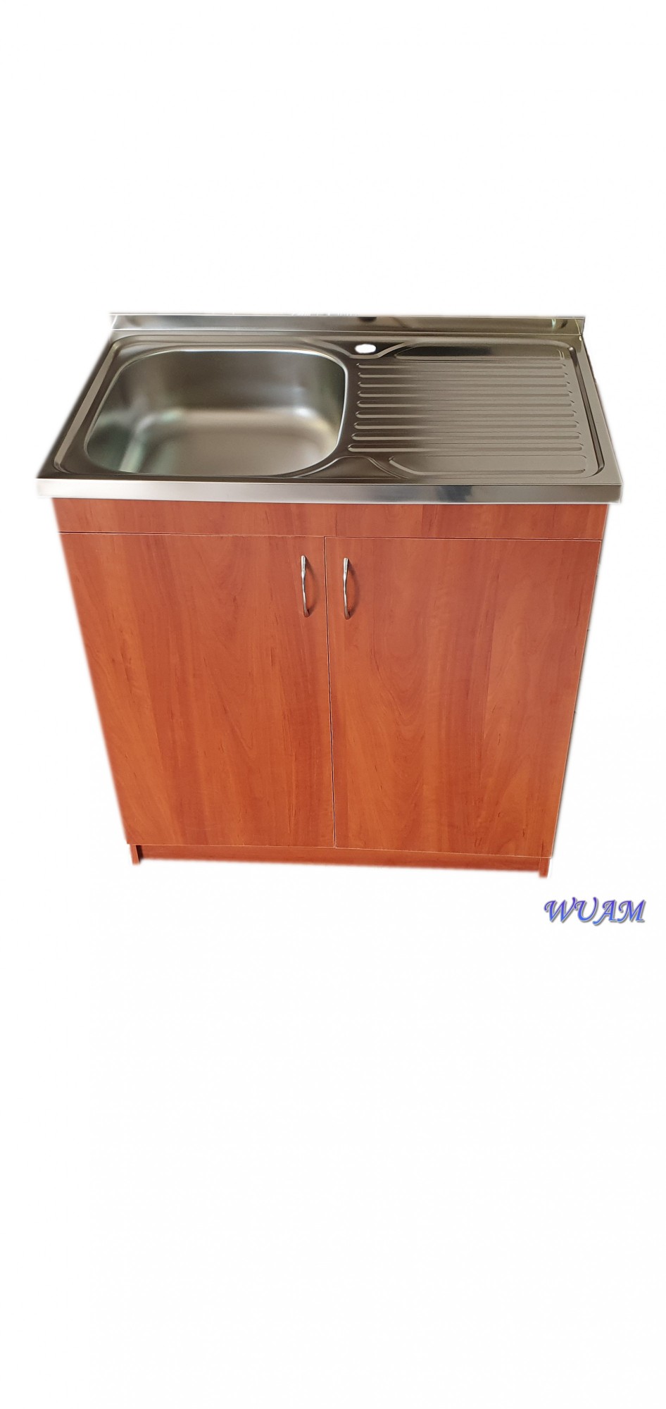 

Мойка с тумбой Valetti 50х80 см Яблоня Левая мойка Lux 0.6 мм 000155
