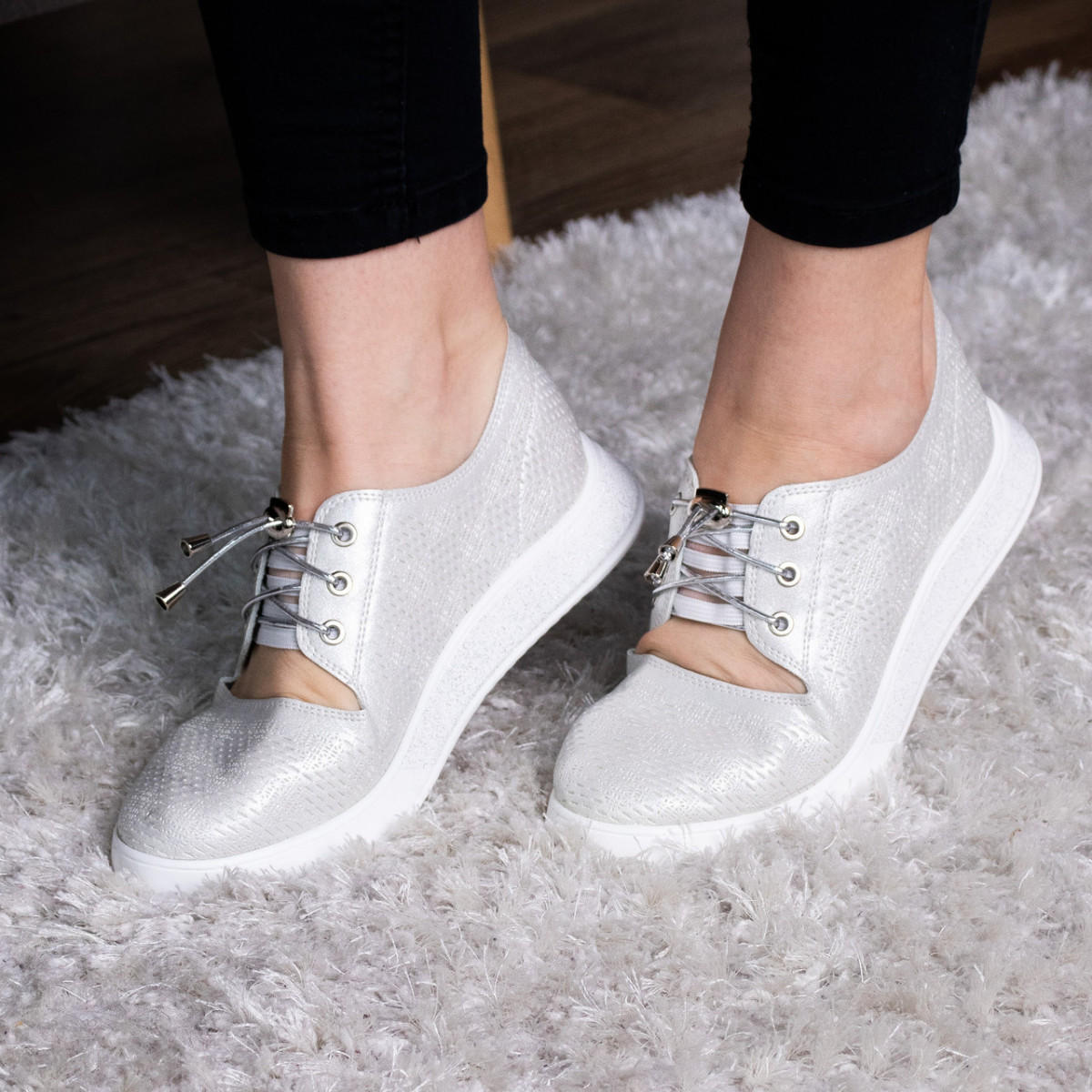 

Туфли женские Shoes Daddy 2876 41 размер 26 см Белый