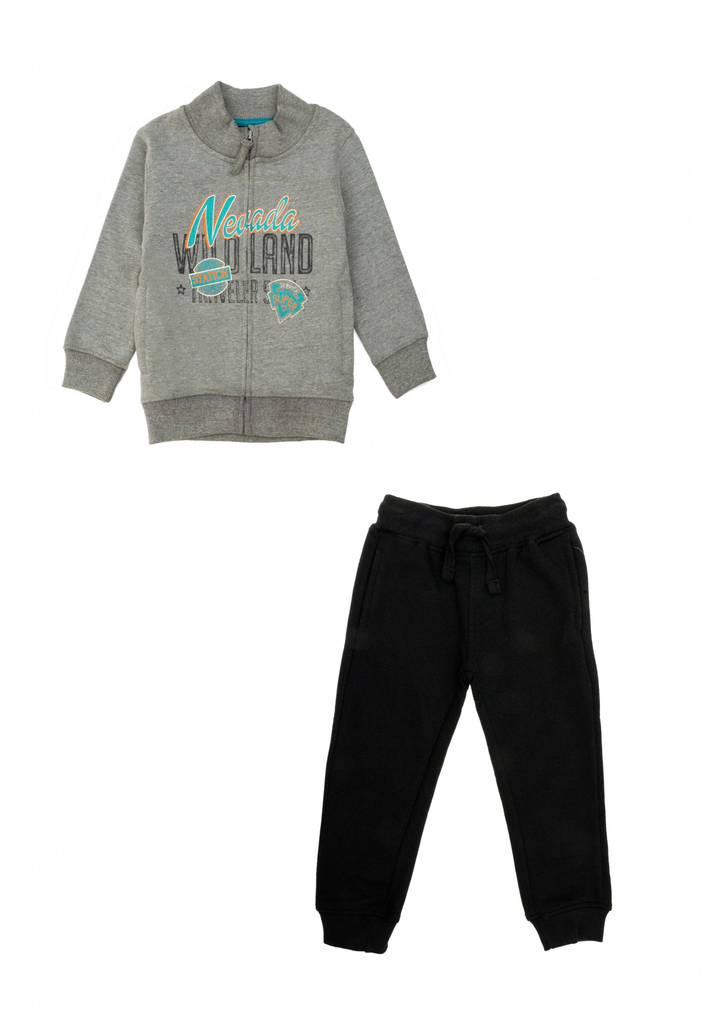 

Костюм спортивный: кофта , брюки Losan Kids boys (525-8605AC/66) Темно-серый 2 Years-92 см