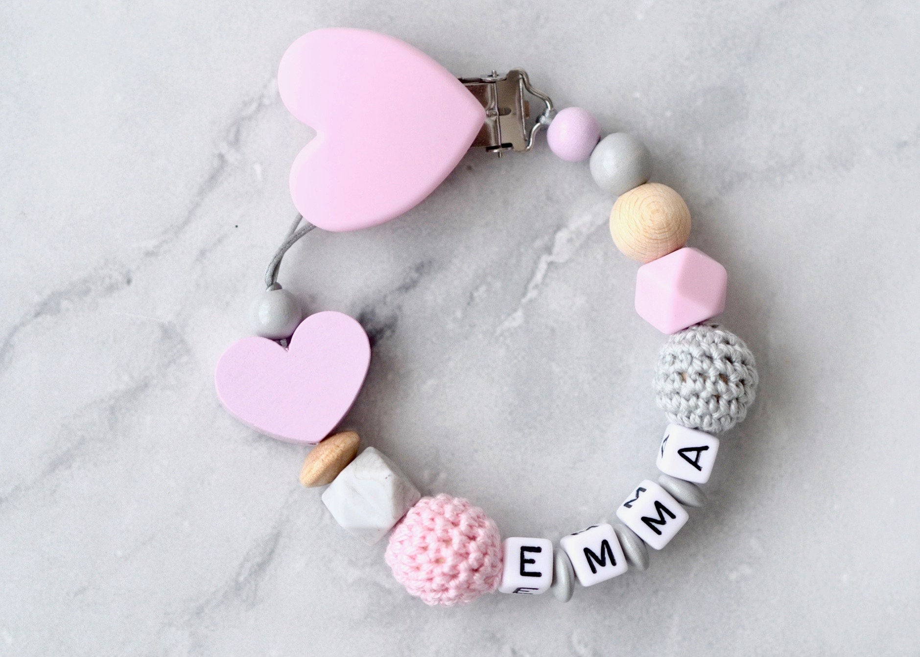 

Прорезыватель - держатель для пустышки Babymall Lilly