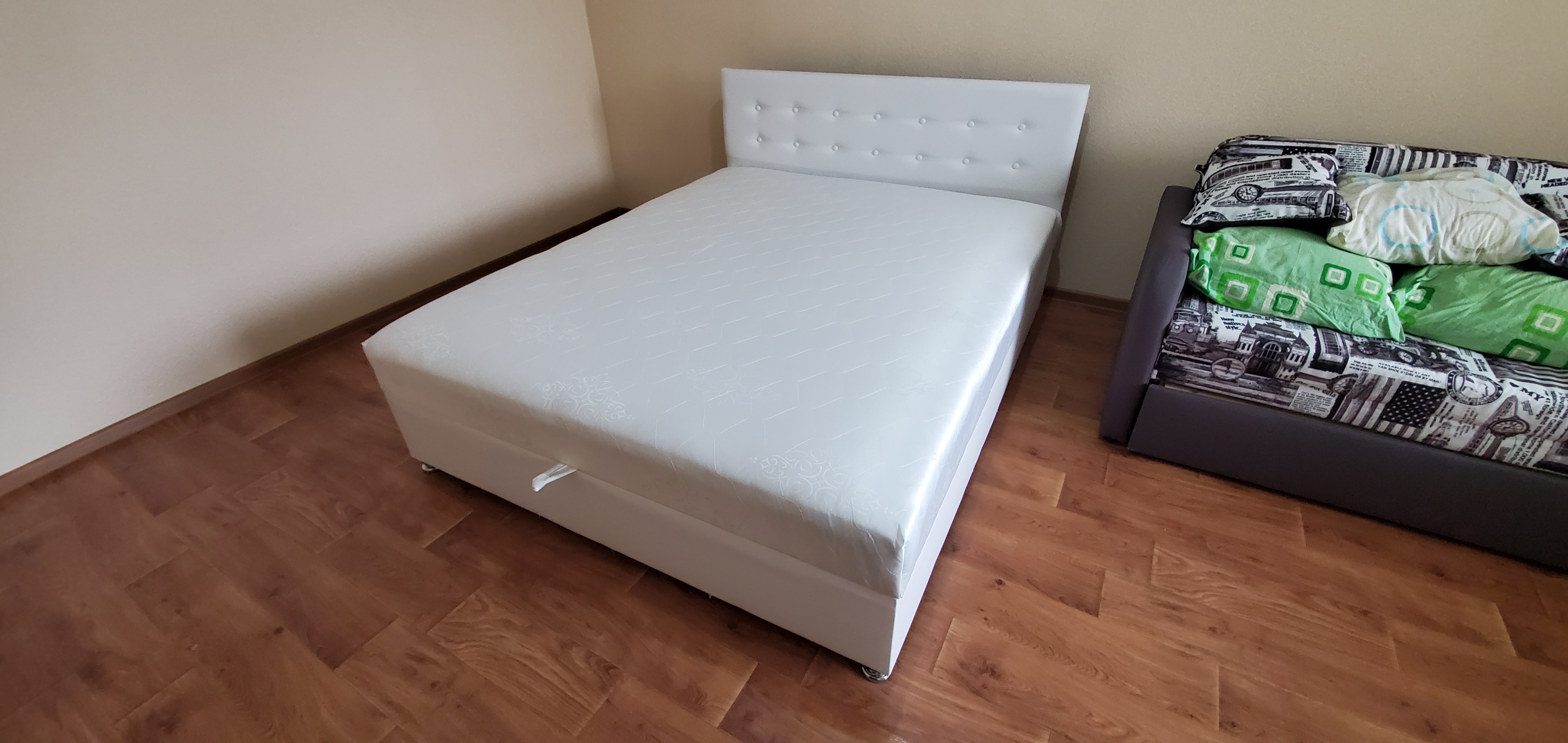 

Кровать Камила с Матрасом (Белая) 120*200