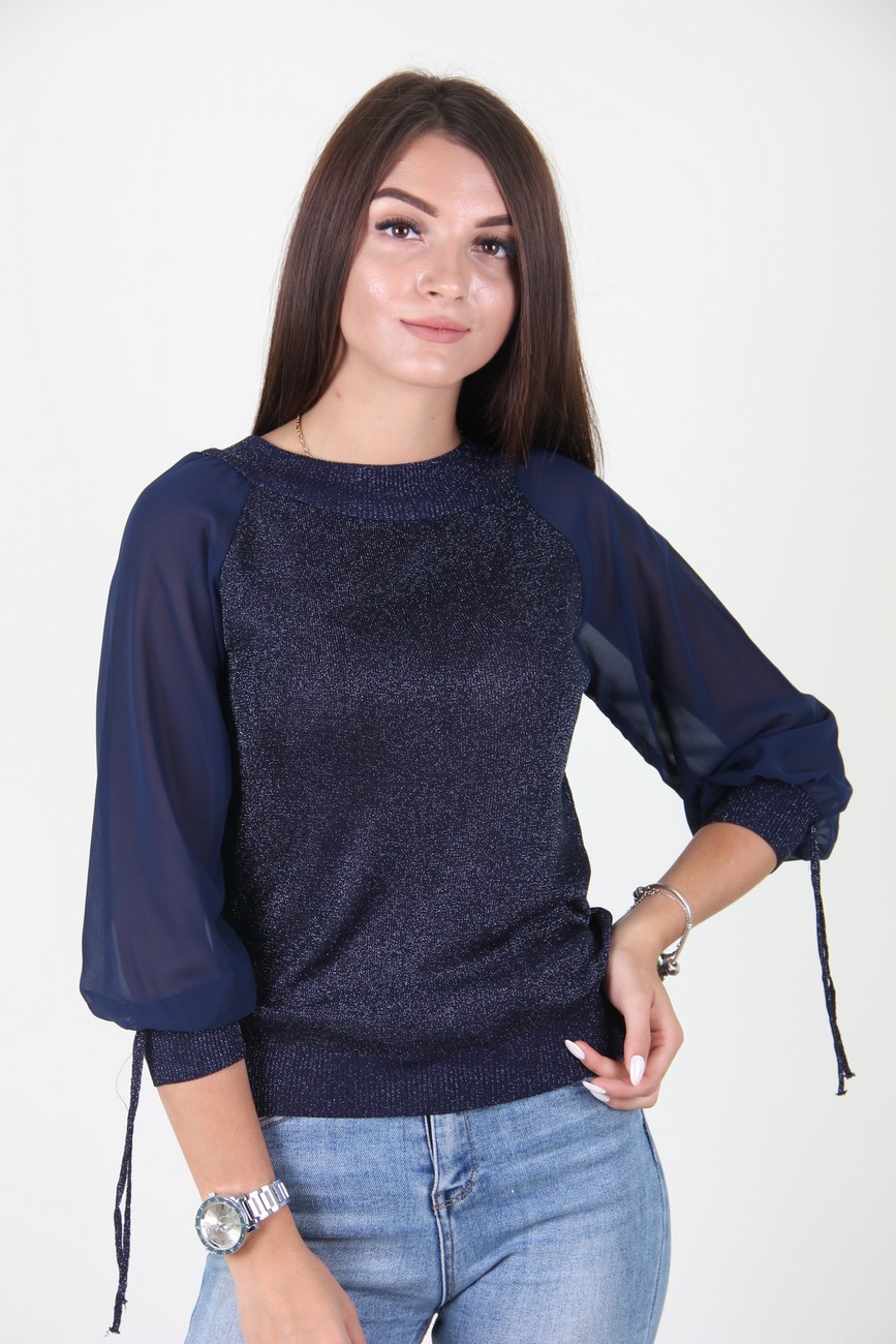 

Блузка LadiesFashion 8011 (Синий, Блузка LadiesFashion 8011 (Синий S/M)