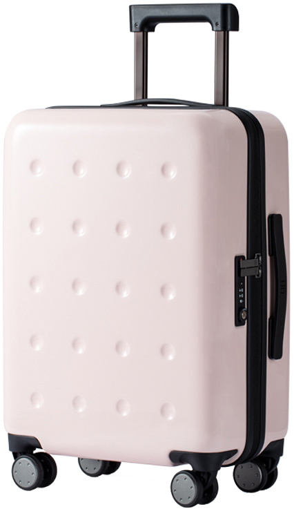 

Чемодан на 4-х колесиках Xiaomi Ninetygo Polka dots Luggage 24" 66 л Pink (6972125142986)