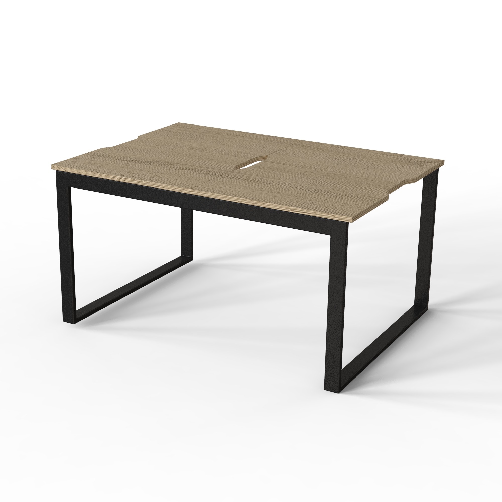 

Журнальный стол-приставка HomeDeco 460х335х650 Сонома + черный