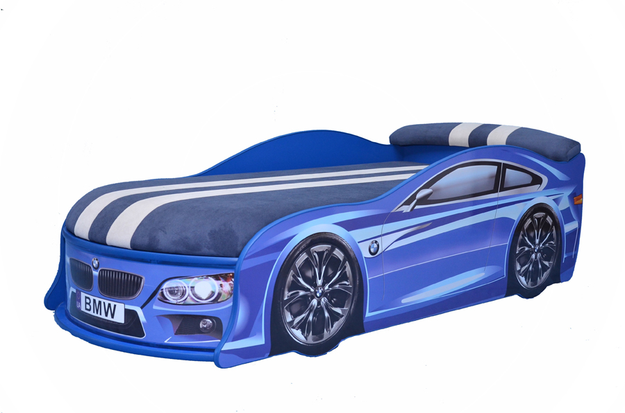 

Кровать-машина Avto-UA BMW синяя с матрасом Спорт без ПМ 80х180