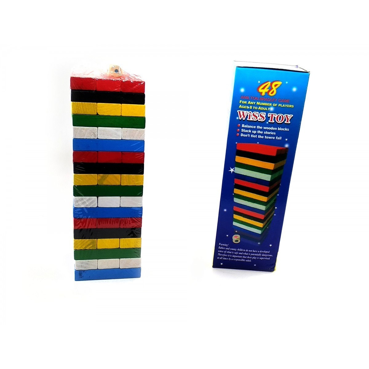 

Гра настільна "Дженга" (54 бруска) (22х7,5х7,5 см) 27130