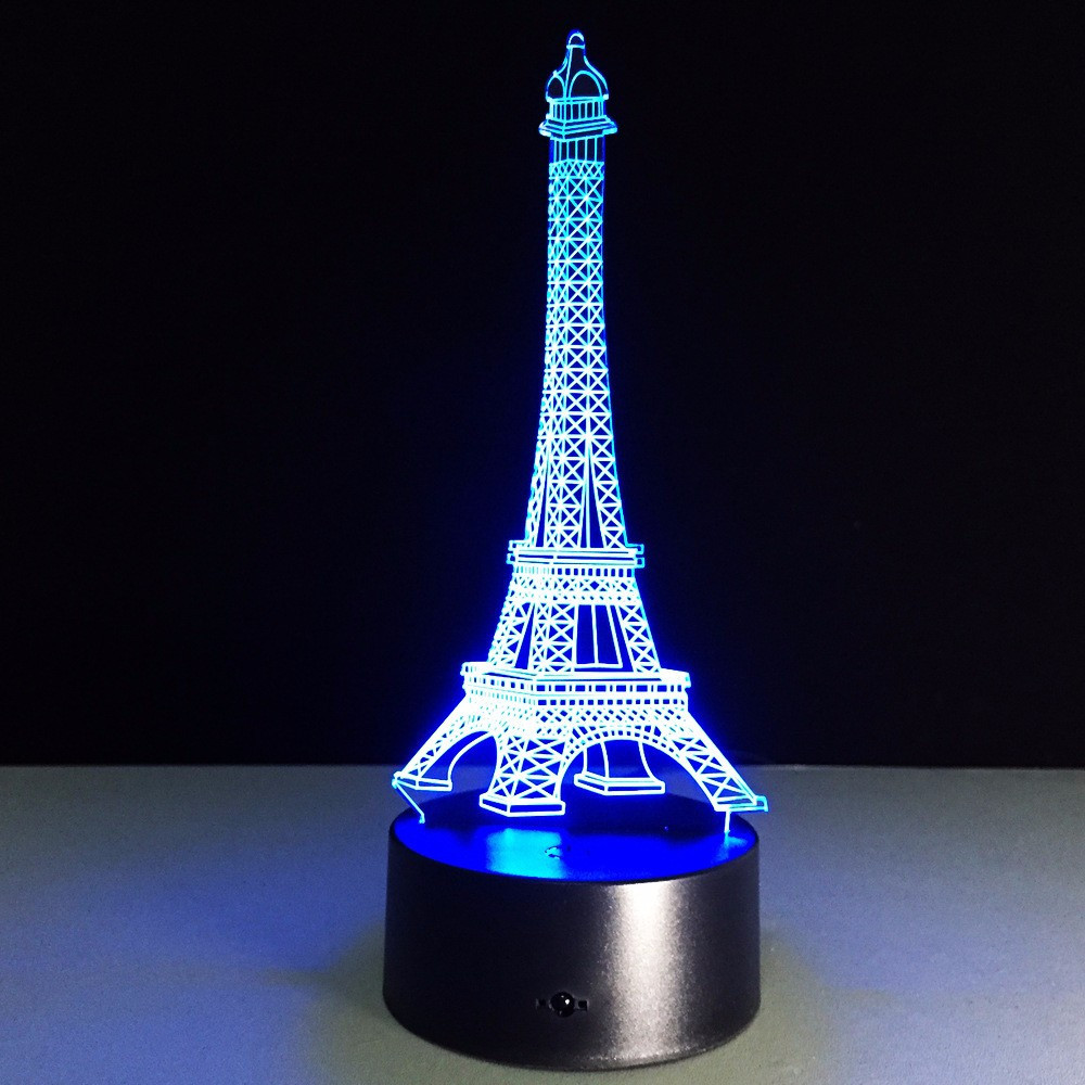 

3D ночник 3D Desk Lamp Эйфелева башня