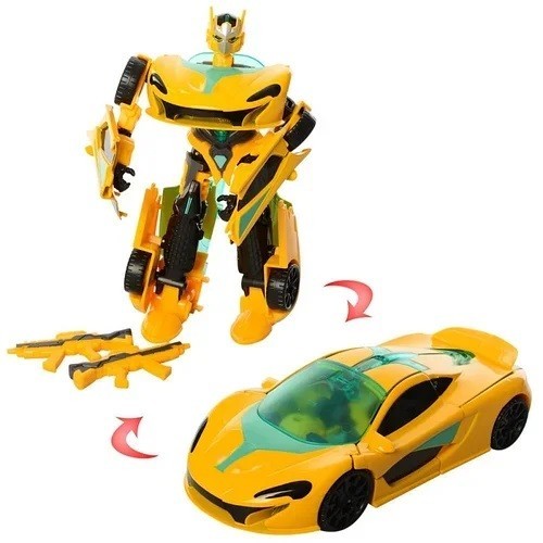 

Детский робот машина трансформер Бамблби Transformers JAKI с автоматами