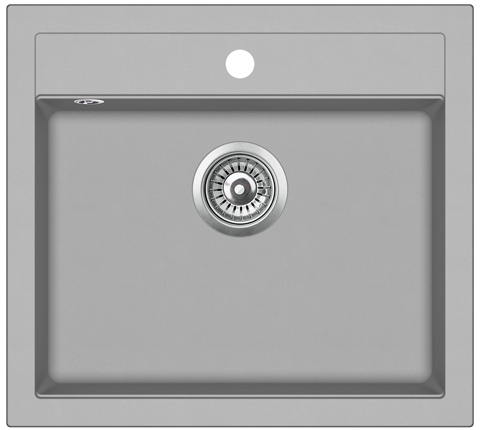 

Кухонная мойка AquaSanita Quadro SQQ100W-220 Argent, серый