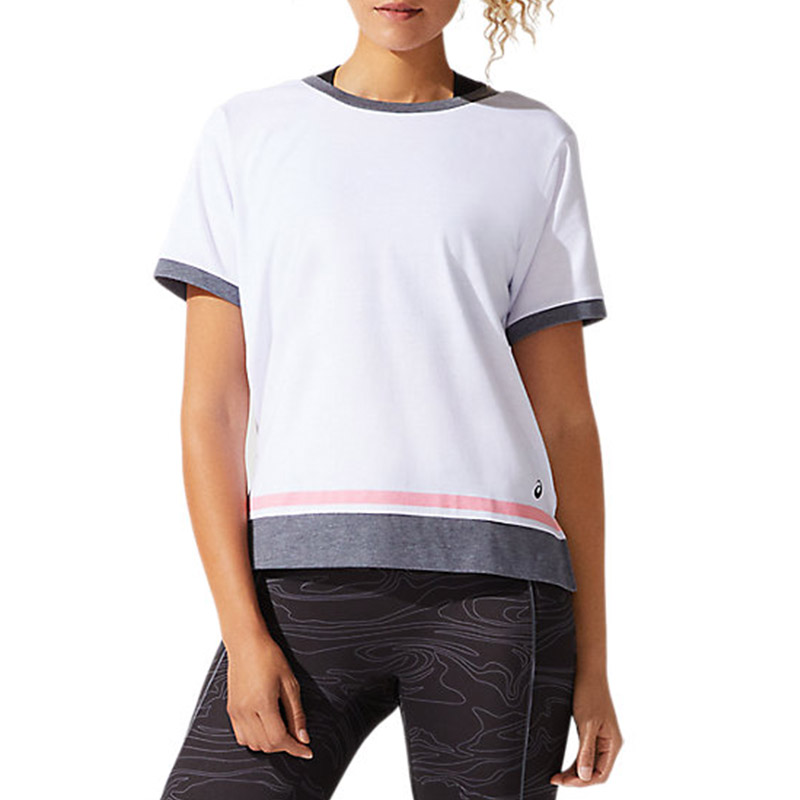 

Футболка женская Asics W Color Block Ss Top белая 2032B795-102, Футболка женская Asics W Color Block Ss Top белая 2032B795-102 (L)