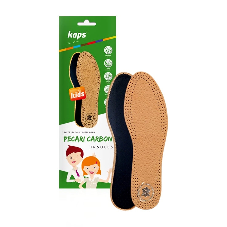 

Детские кожаные стельки Kaps Pekari Carbon Kids, 23-24 р.