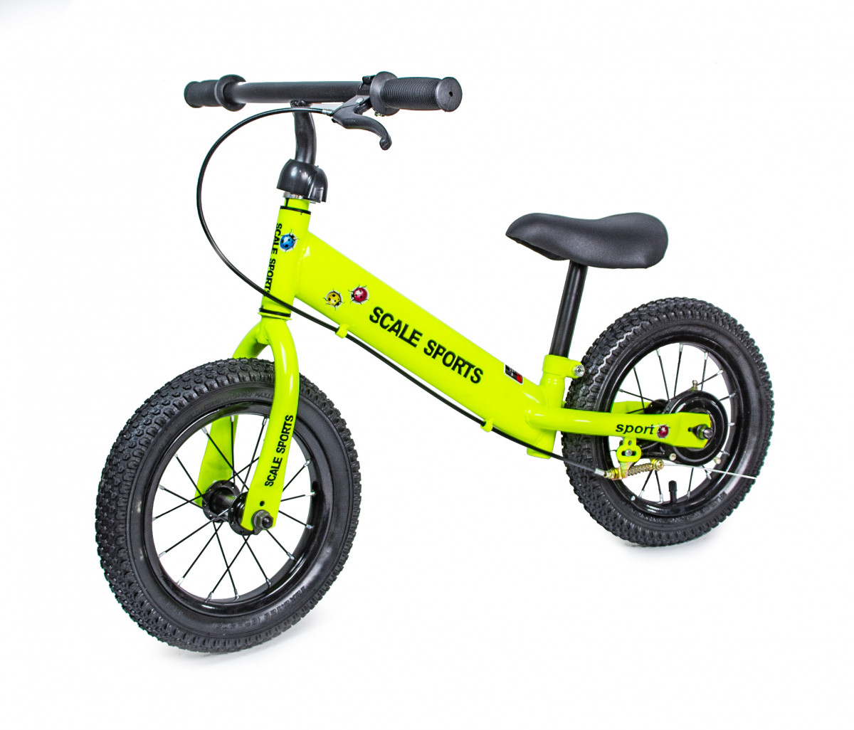 

Детский велобег Scale Sports 12" салатовый