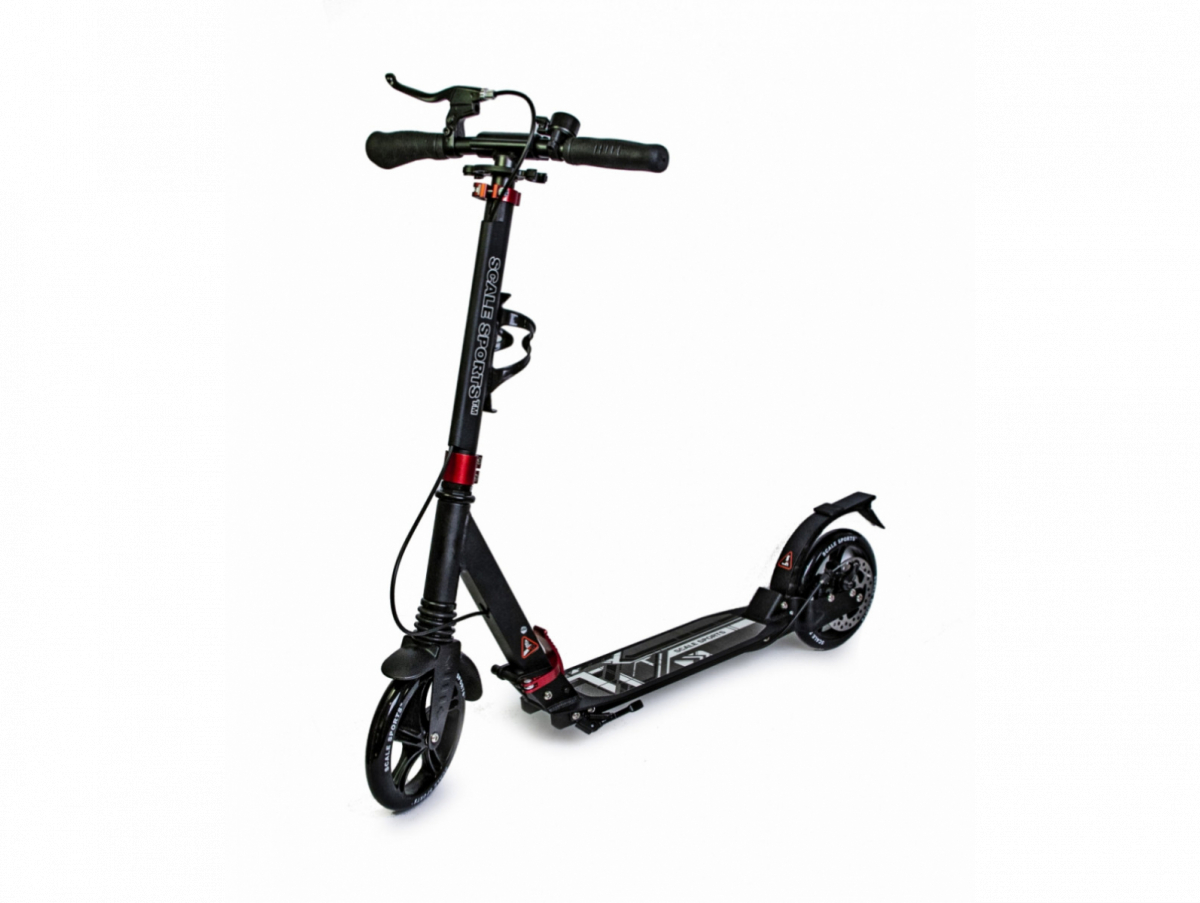 

Самокат Scale Sports SS-04 двухколесный на дисковых тормозах черный