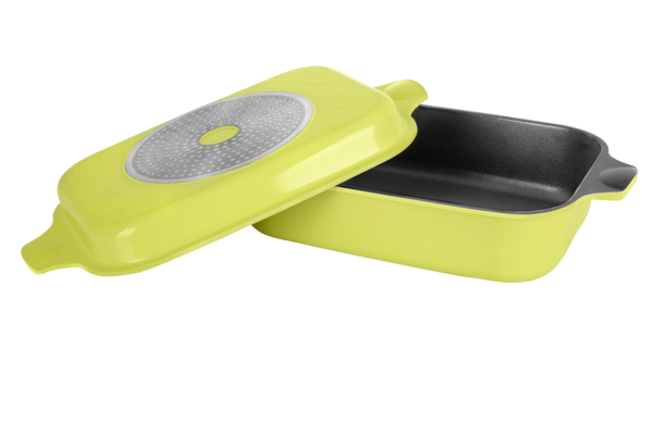 

Гусятница RINGEL Zitrone Ростер 34x24x13.5 см (6+3л) с крышкой (RG-2108-34)