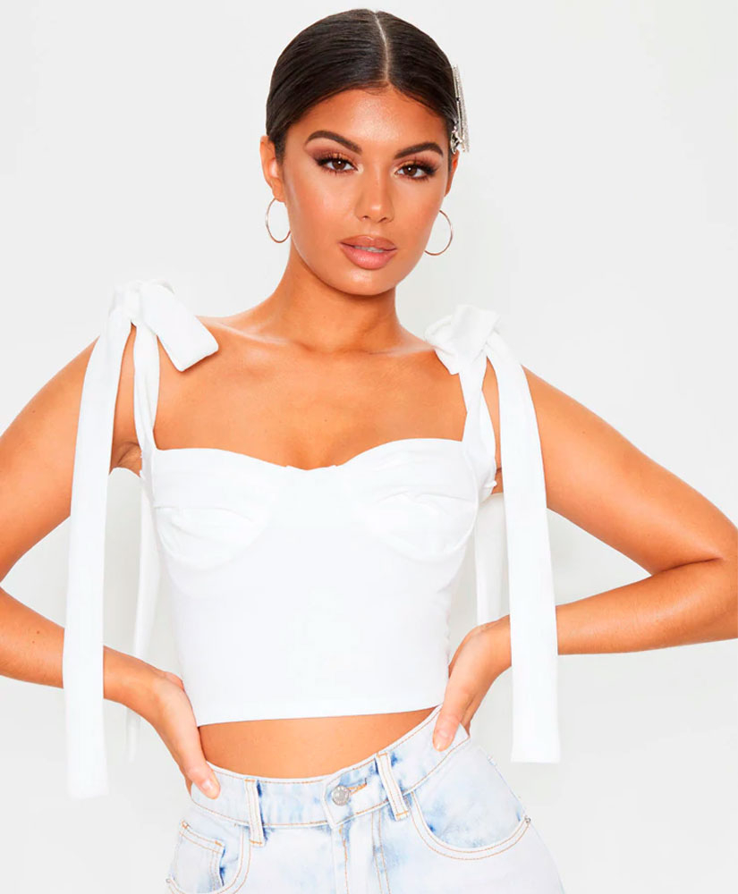 

Toп PrettyLittleThing 30889 40 Білий