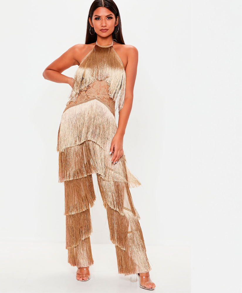

Комбінезон Missguided 21704  Золотистий, Комбінезон Missguided 21704 36 Золотистий