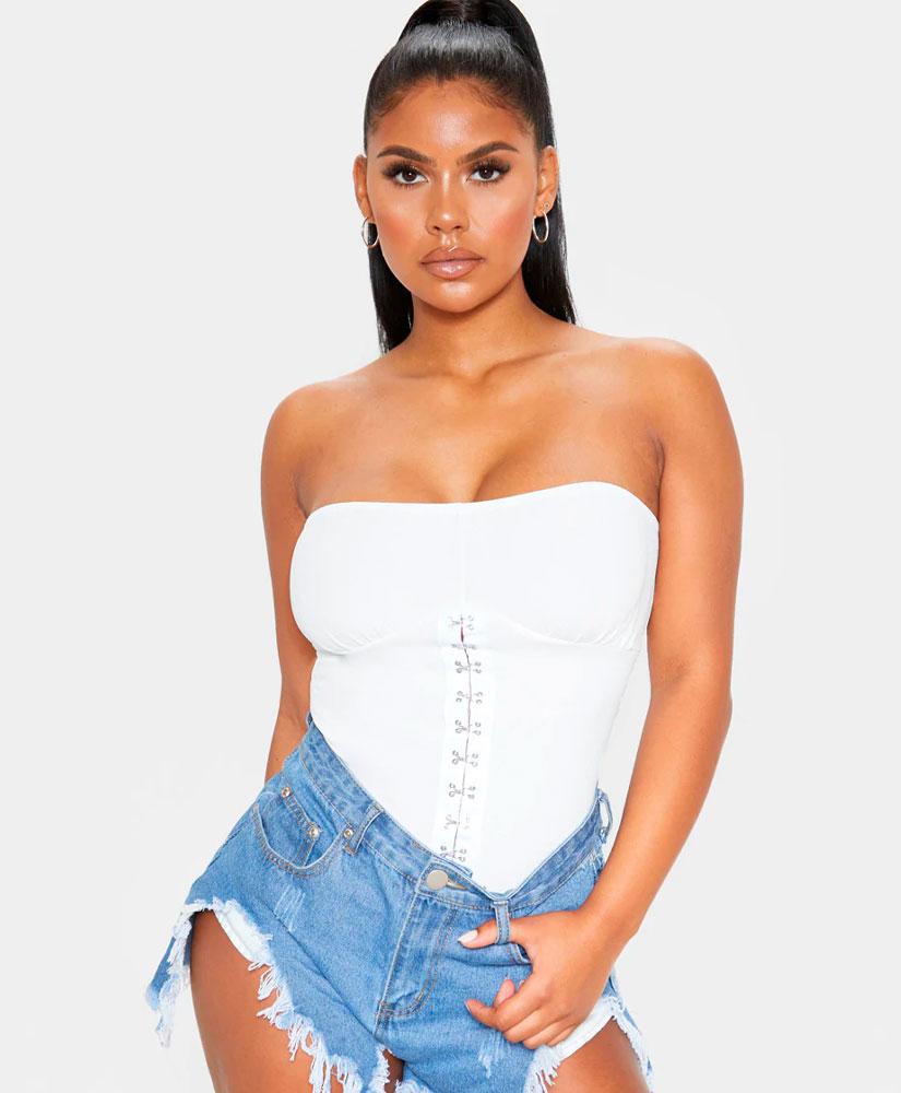 

Toп PrettyLittleThing 30894 38 Білий