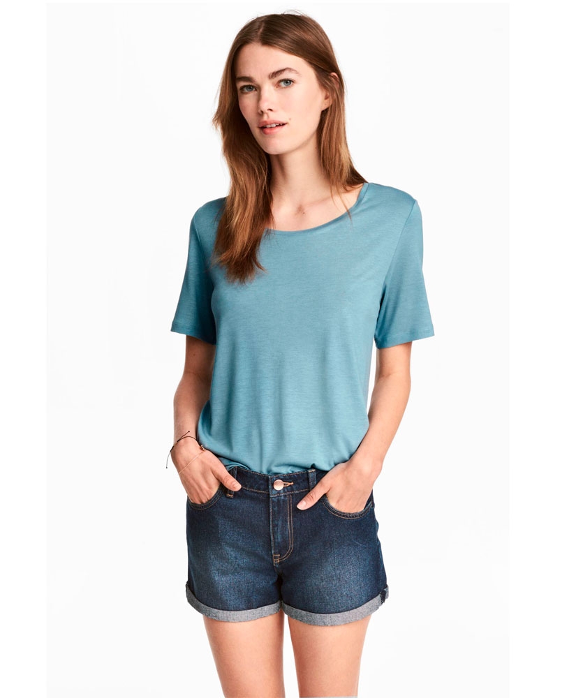 

Футболка H&M 32445  Бірюзовий, Футболка H&M 32445 L Бірюзовий