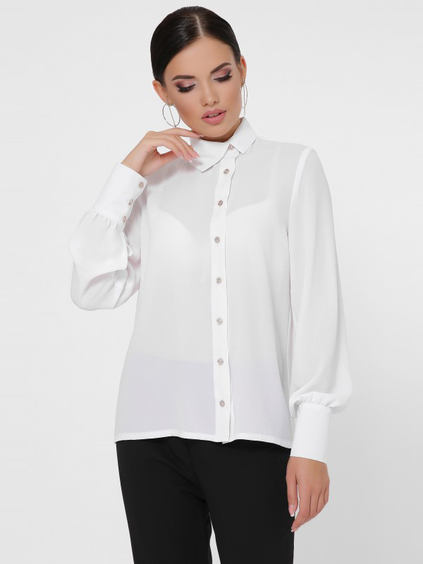 

Рубашка Fashion Up Karya BZ-1784C 48 Белая