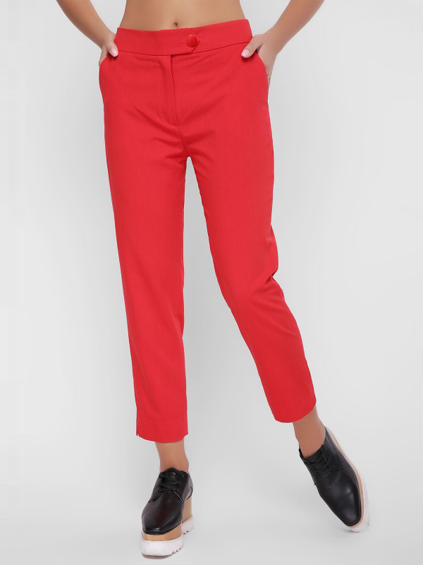 

Брюки Fashion Up Christine SHT-1650C 42 Красные