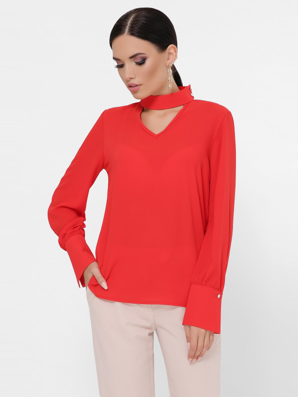 

Блузка Fashion Up Clotilda BZ-1792C 44 Красная