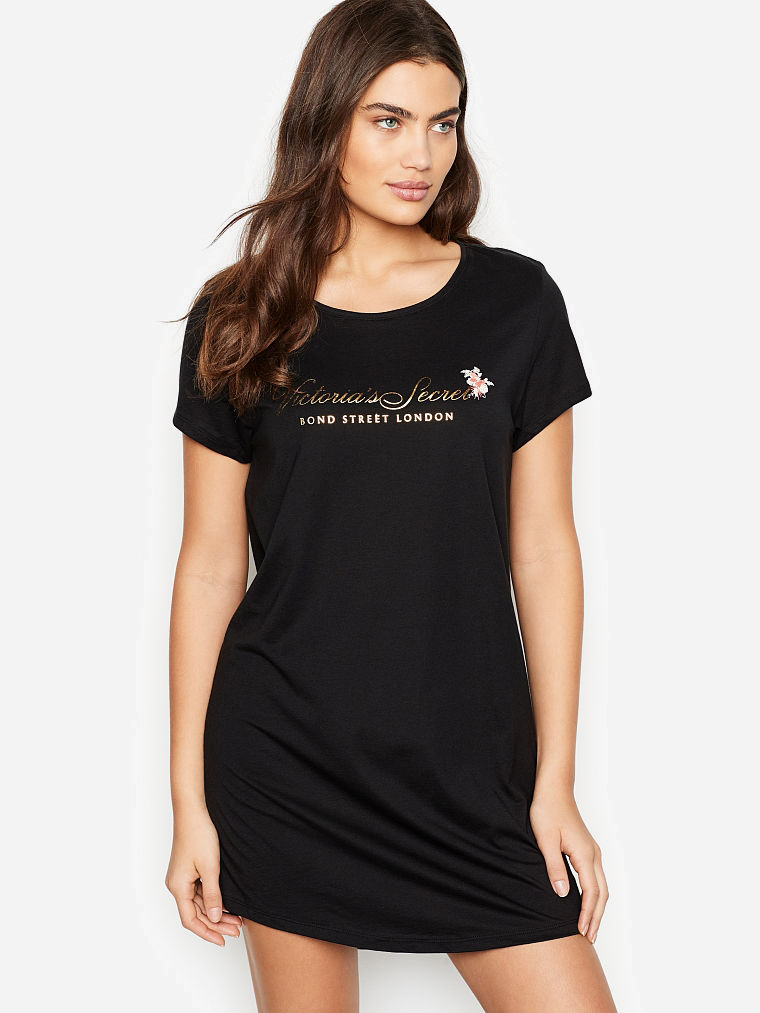 

Домашнее платье Victoria's Secret 705754383 S Черное