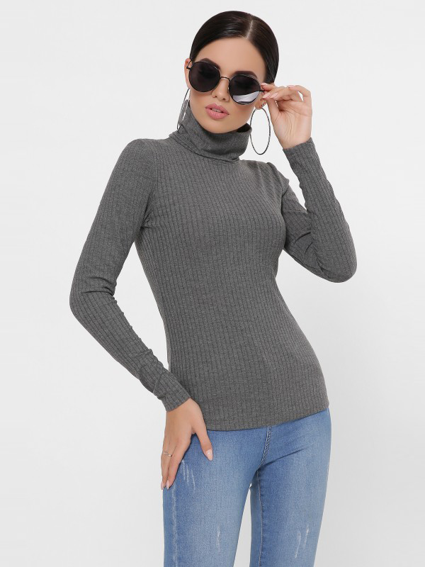 

Гольф Fashion Up Cecile KF-1796B 42 Темно-серый