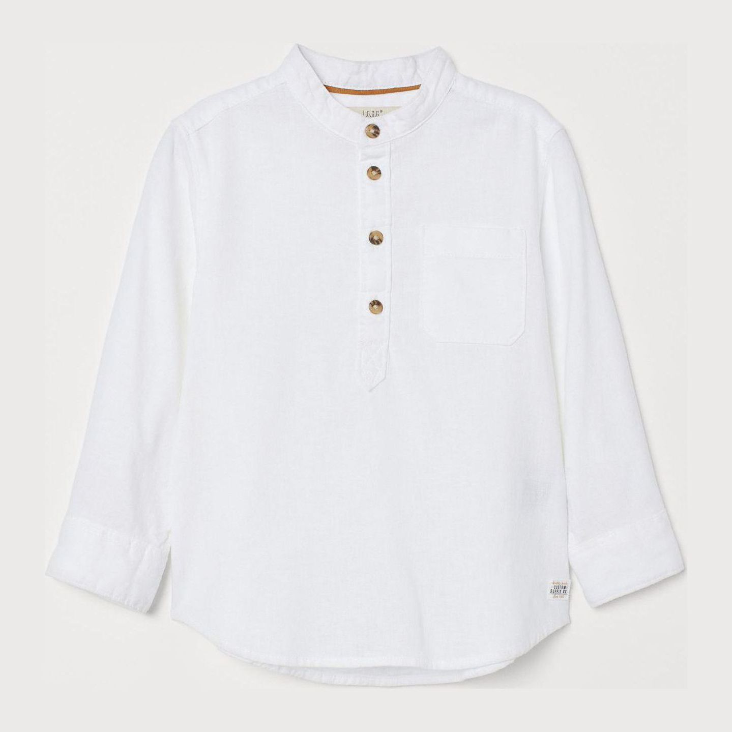

Рубашка H&M 8142001-ACTS 140 см Белая