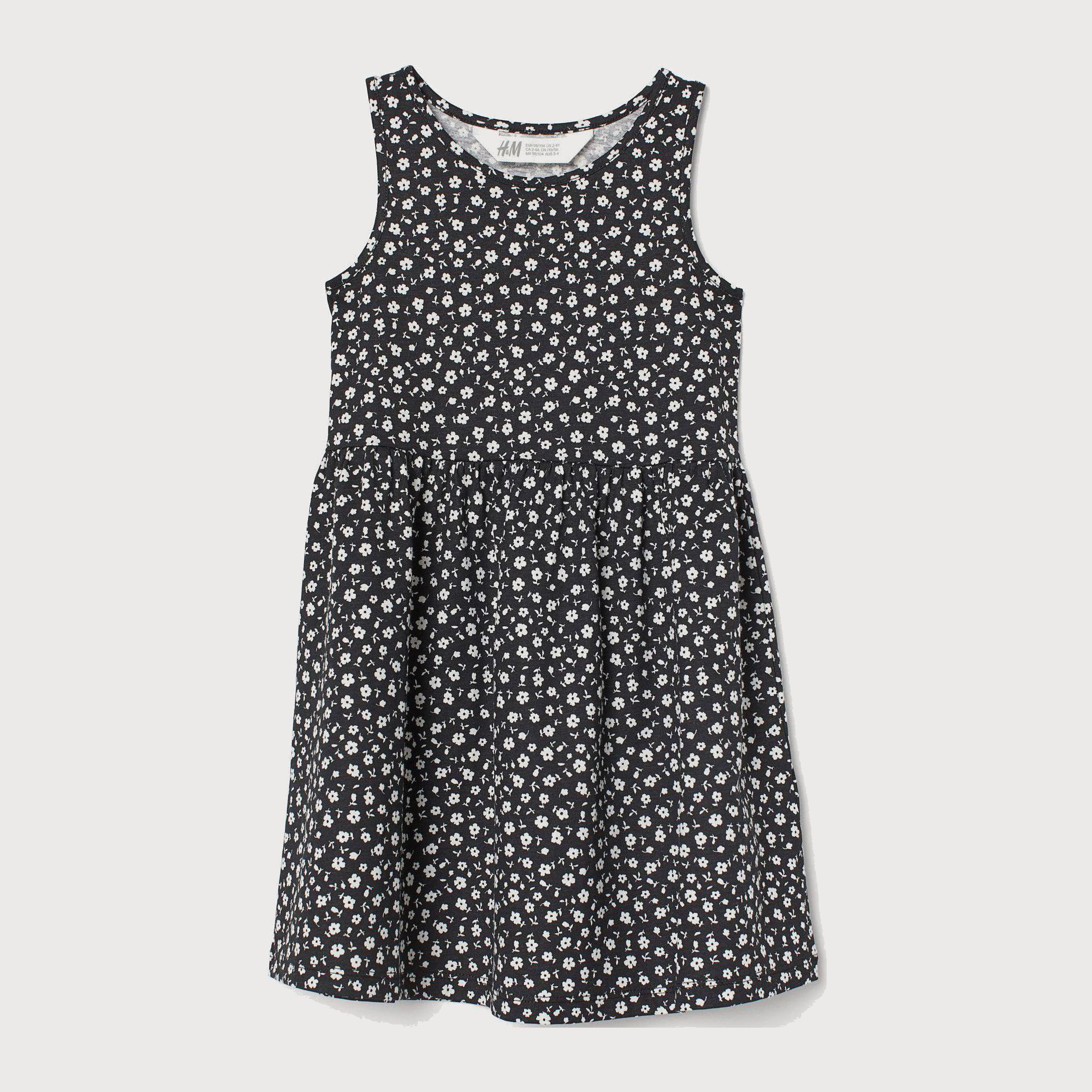

Сарафан H&M 7396591-ACRV 134-140 см Черный в белые узоры