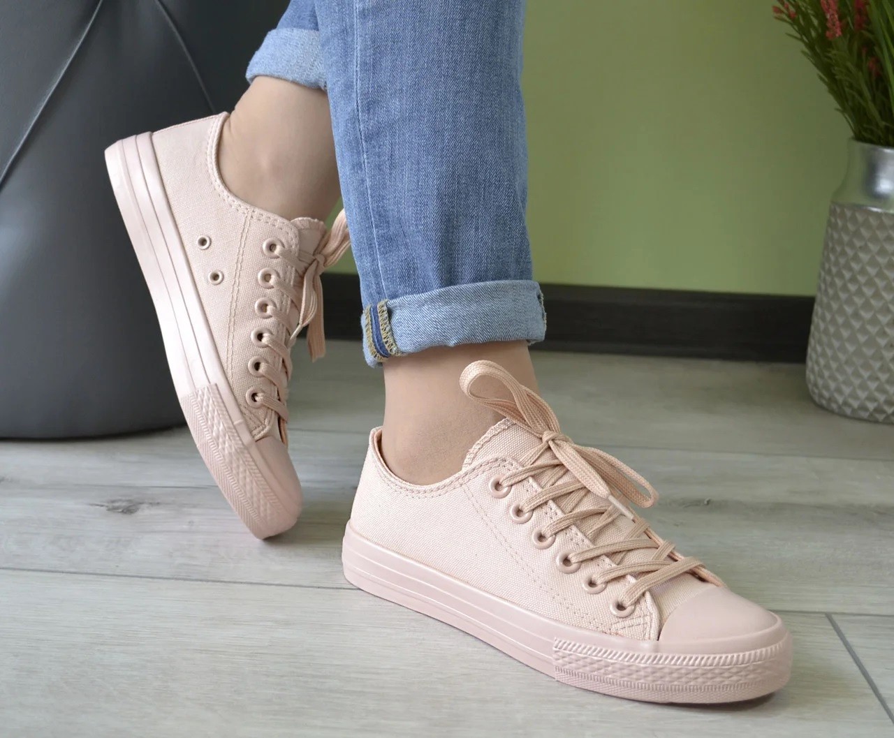 

Женские кеды Violeta 20-543 pink розовые текстиль 39 р. (25 см) b-284