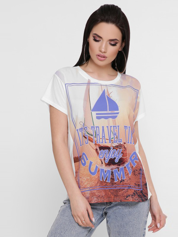 

Футболка Fashion Up Air FB-1761L 54-56 Молочная