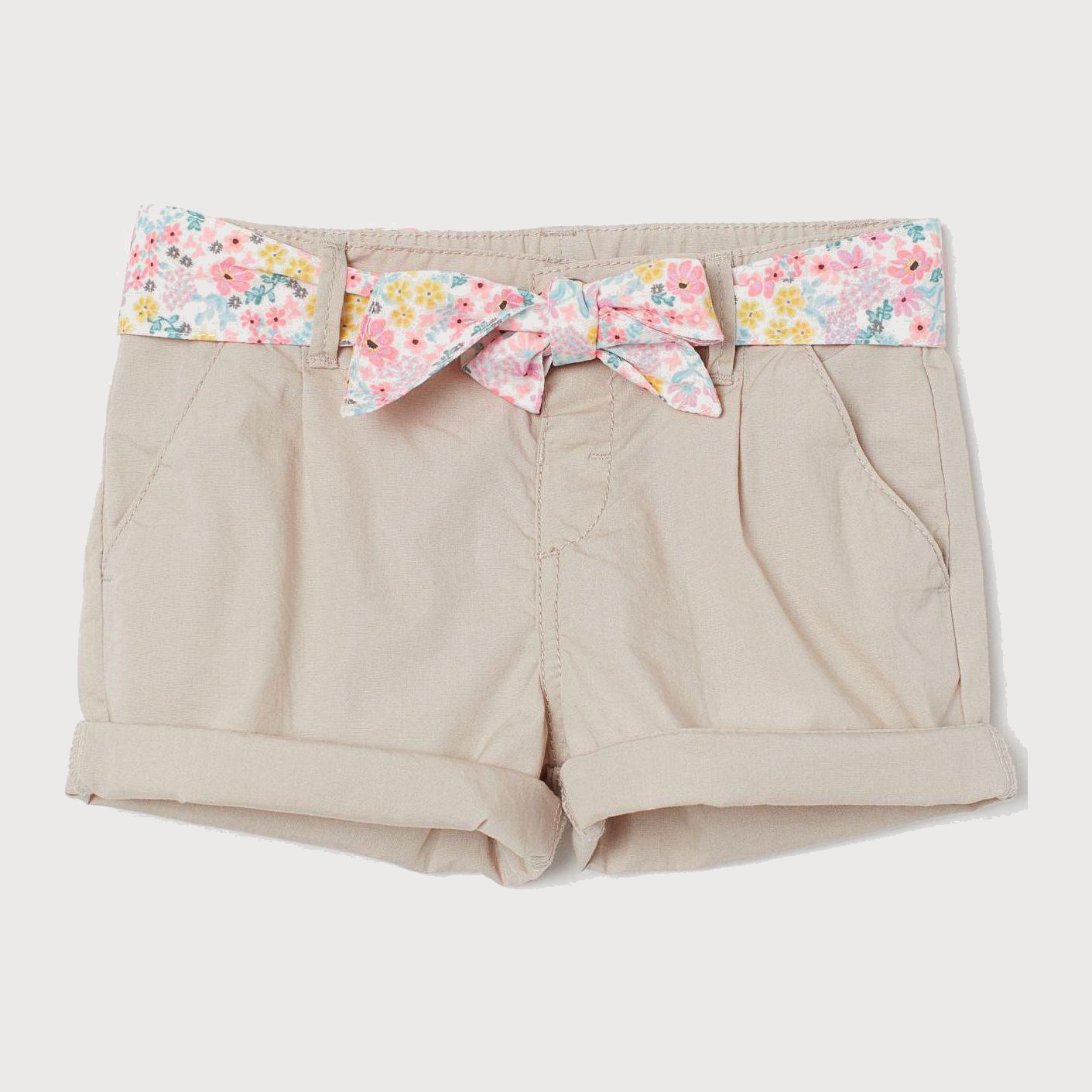

Шорты H&M 6993609-ACTQ 110 см Бежевые