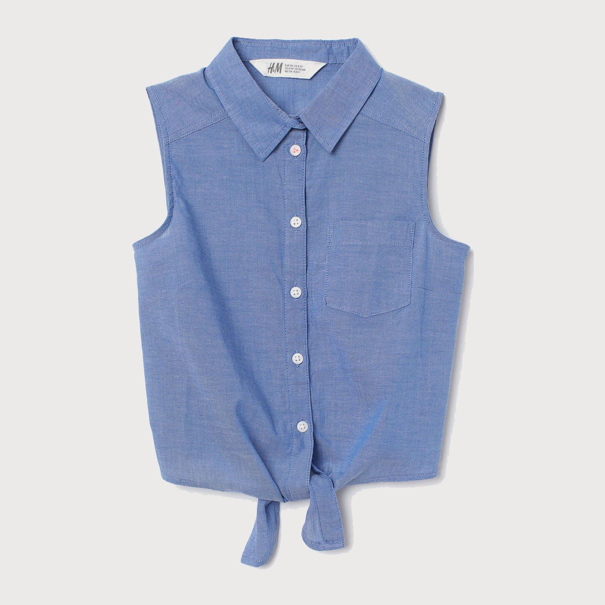 

Блуза H&M 6936029-ACXD 158 см Синяя