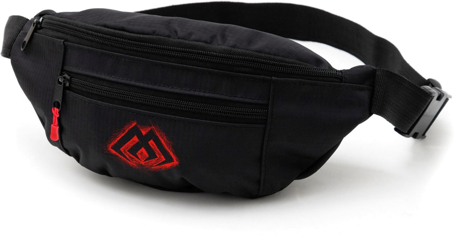 

Сумка поясная (бананка) Mikado Black Waist Bag 30x14x12 см (UWI-007)