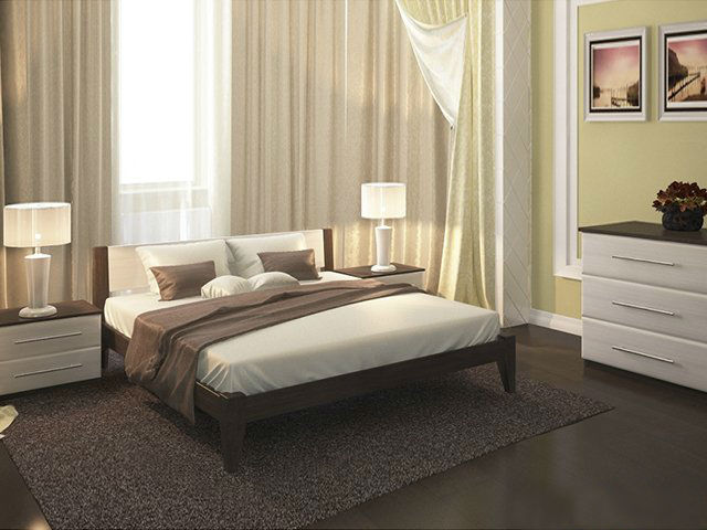 

Кровать ARTmebli Фаворит 160х200 К5 венге