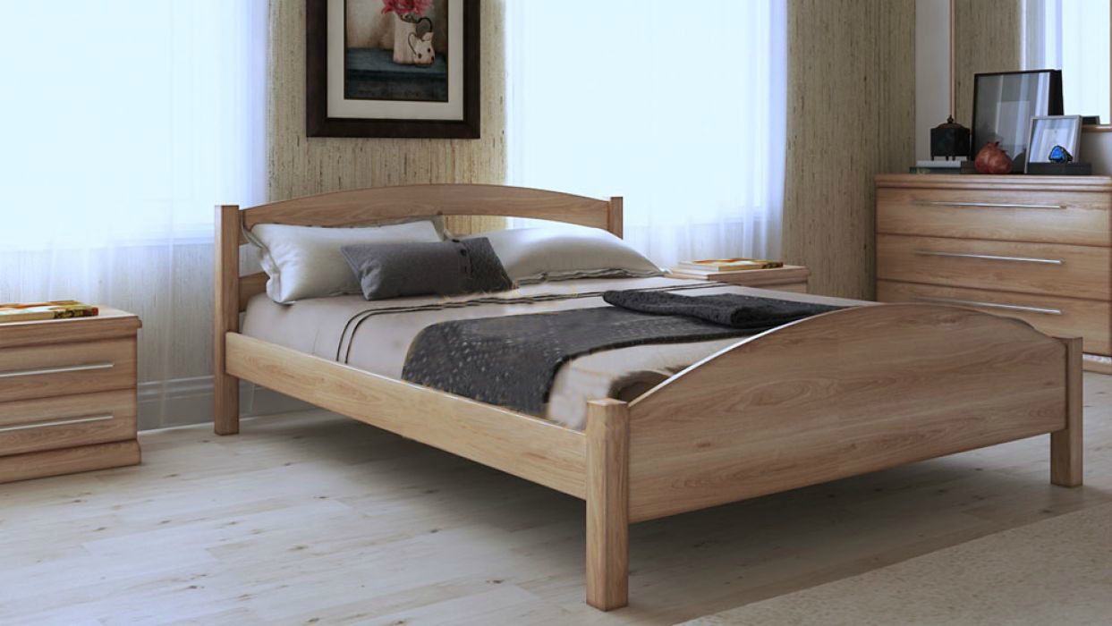 

Кровать ARTmebli Вероника 180х190 К1 натуральный дуб