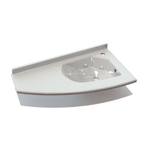 

Раковина (умывальник) Fancy Marble Patricia L/R Белый