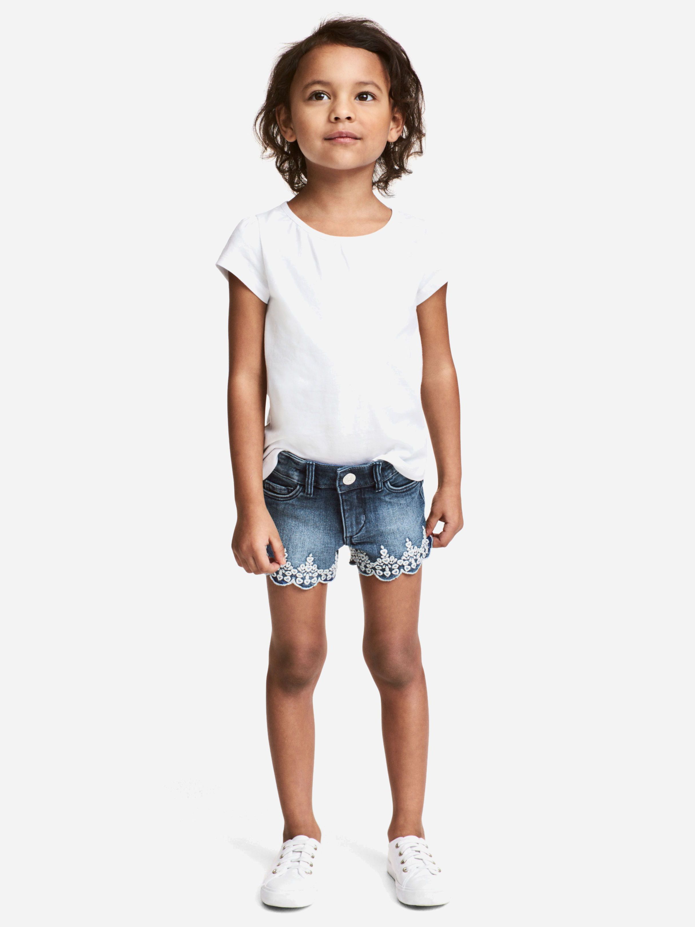 

Шорты H&M 4773825-ABCU 98 см Синий/Белый