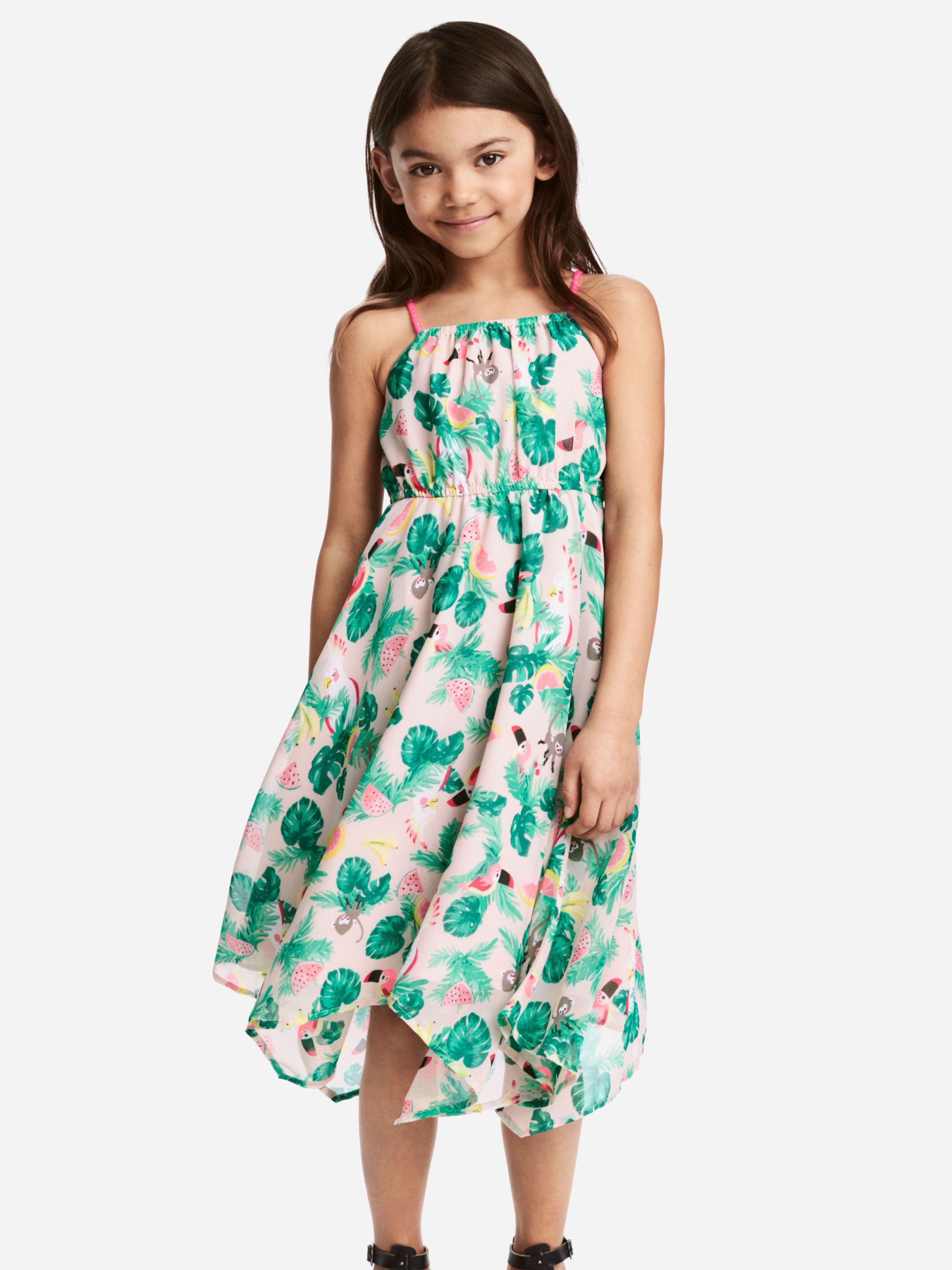 

Сарафан H&M 4731545-ABIB 98 см Бледно-розовый в цветные узоры