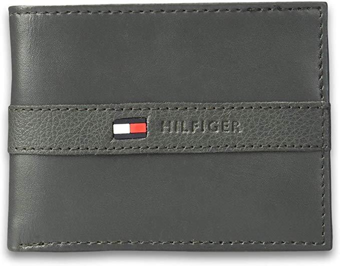 

Кожаный кошелек Tommy Hilfiger арт. MAS_0066 (серый)