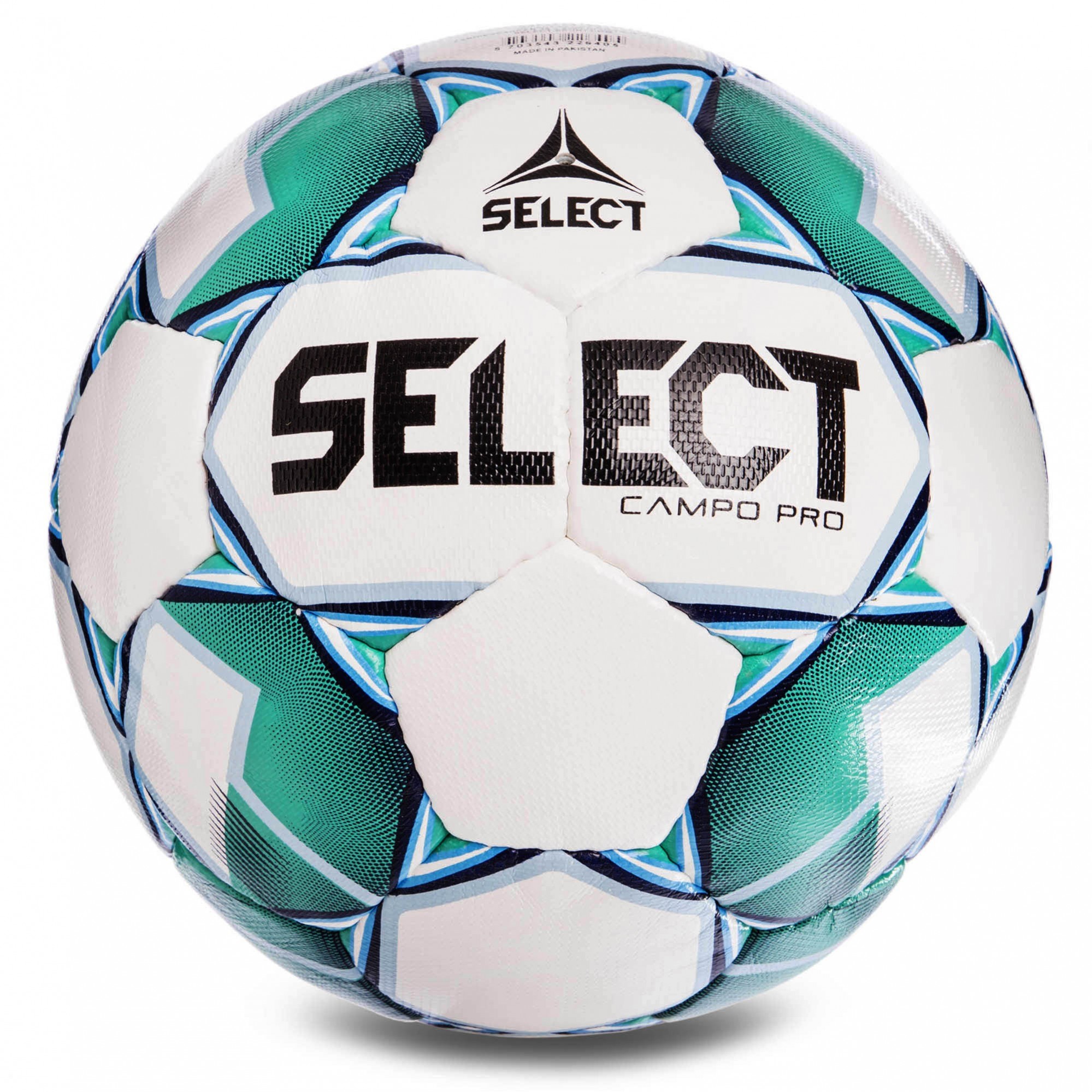 

Мяч футбольный №5 SELECT CAMPO-PRO IMS (FPUS 1300), белый-зеленый (CAMPO-PRO-W)