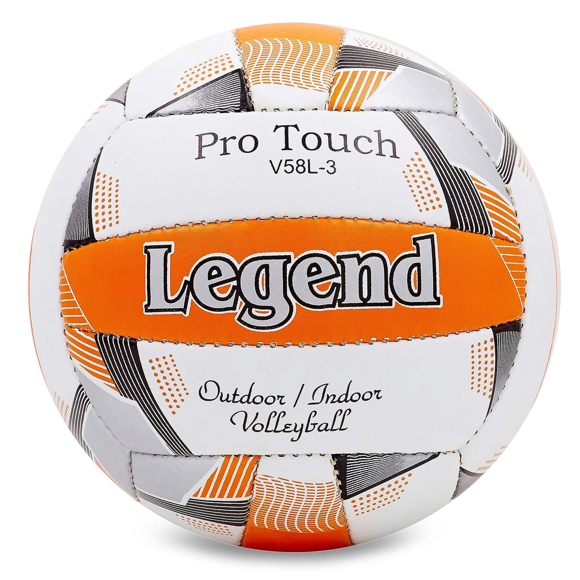 

Мяч волейбольный PU LEGEND (PU, №5, 3 слоя), сшит вручную (LG5405)