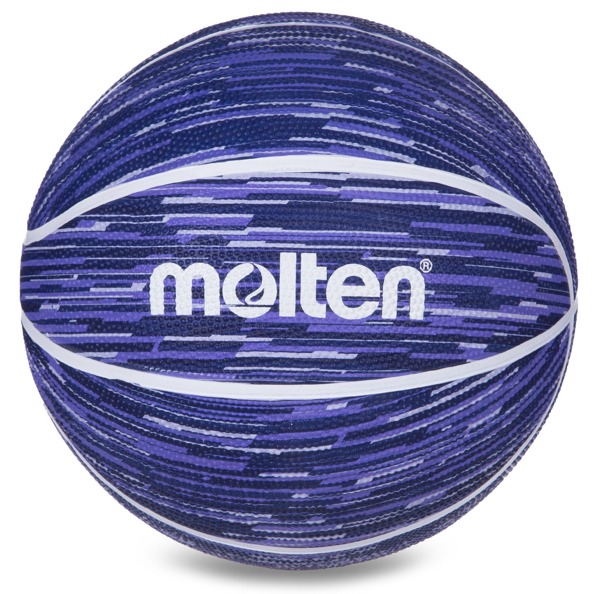 

Мяч баскетбольный резиновый №7 MOLTEN, синий (B7F1600-BW)