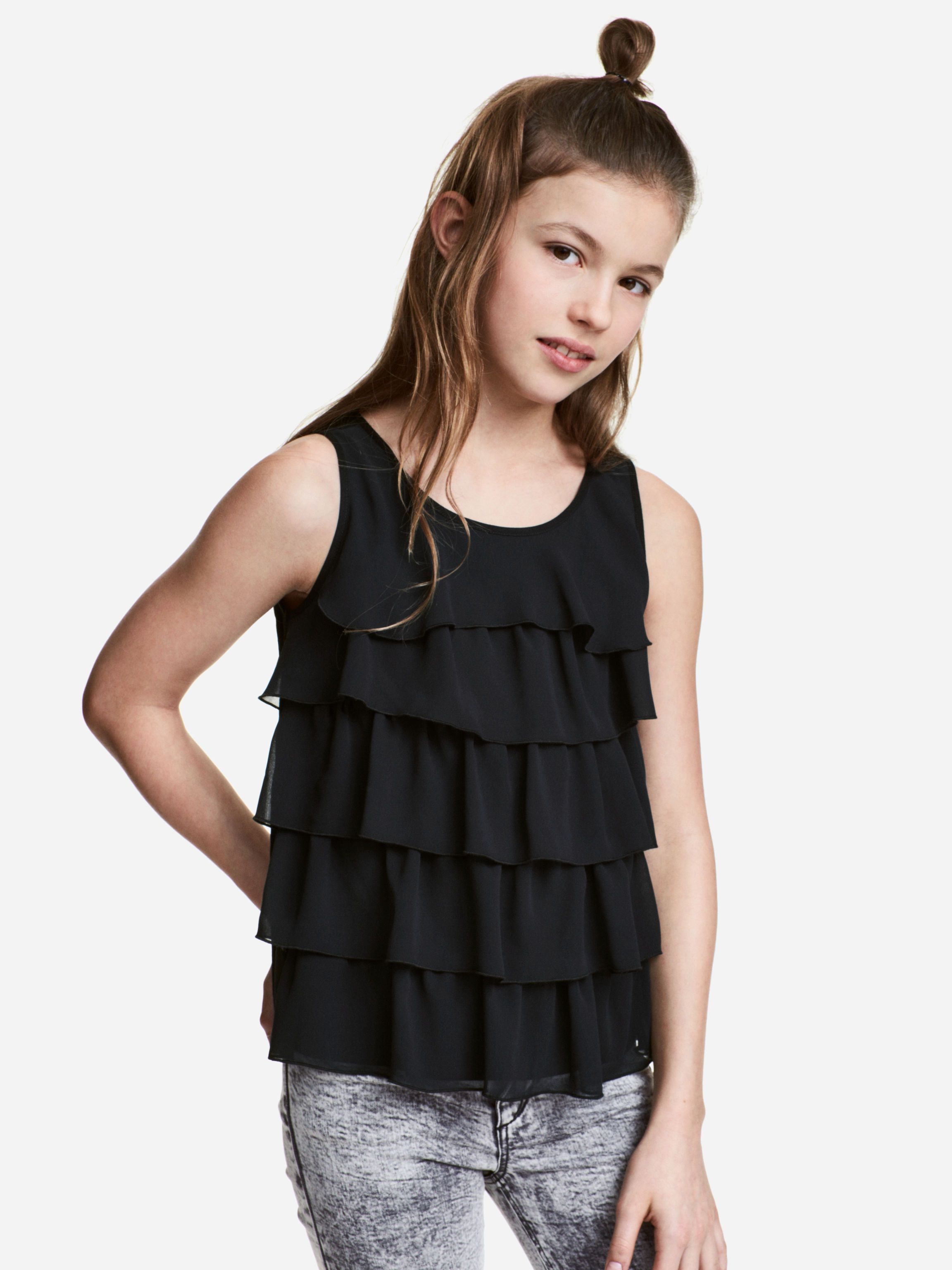

Блуза H&M 4580385-AAAD 170 см Черная (DD3000003357689)