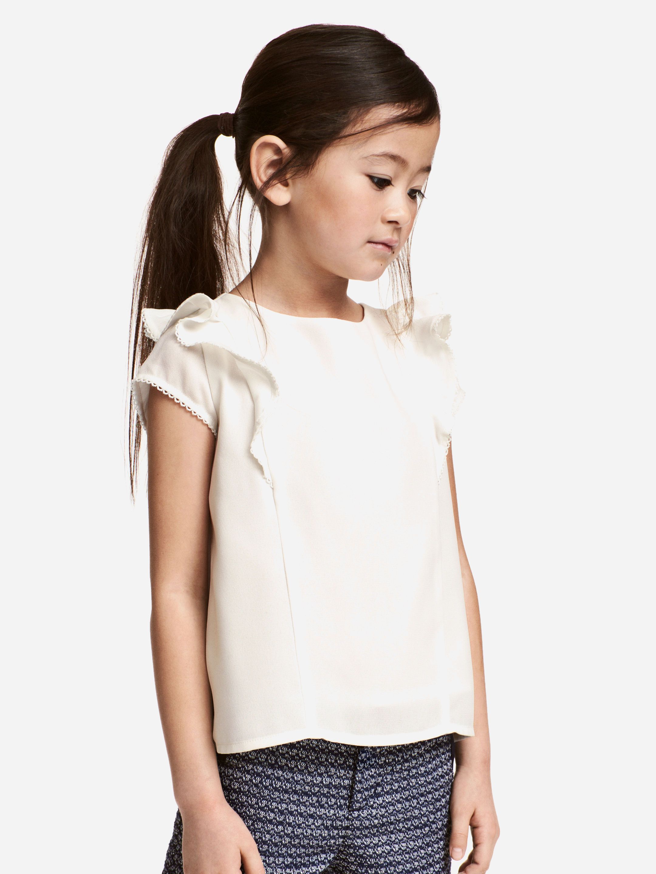 

Блуза H&M 4575945-ACTS 98 см Белая