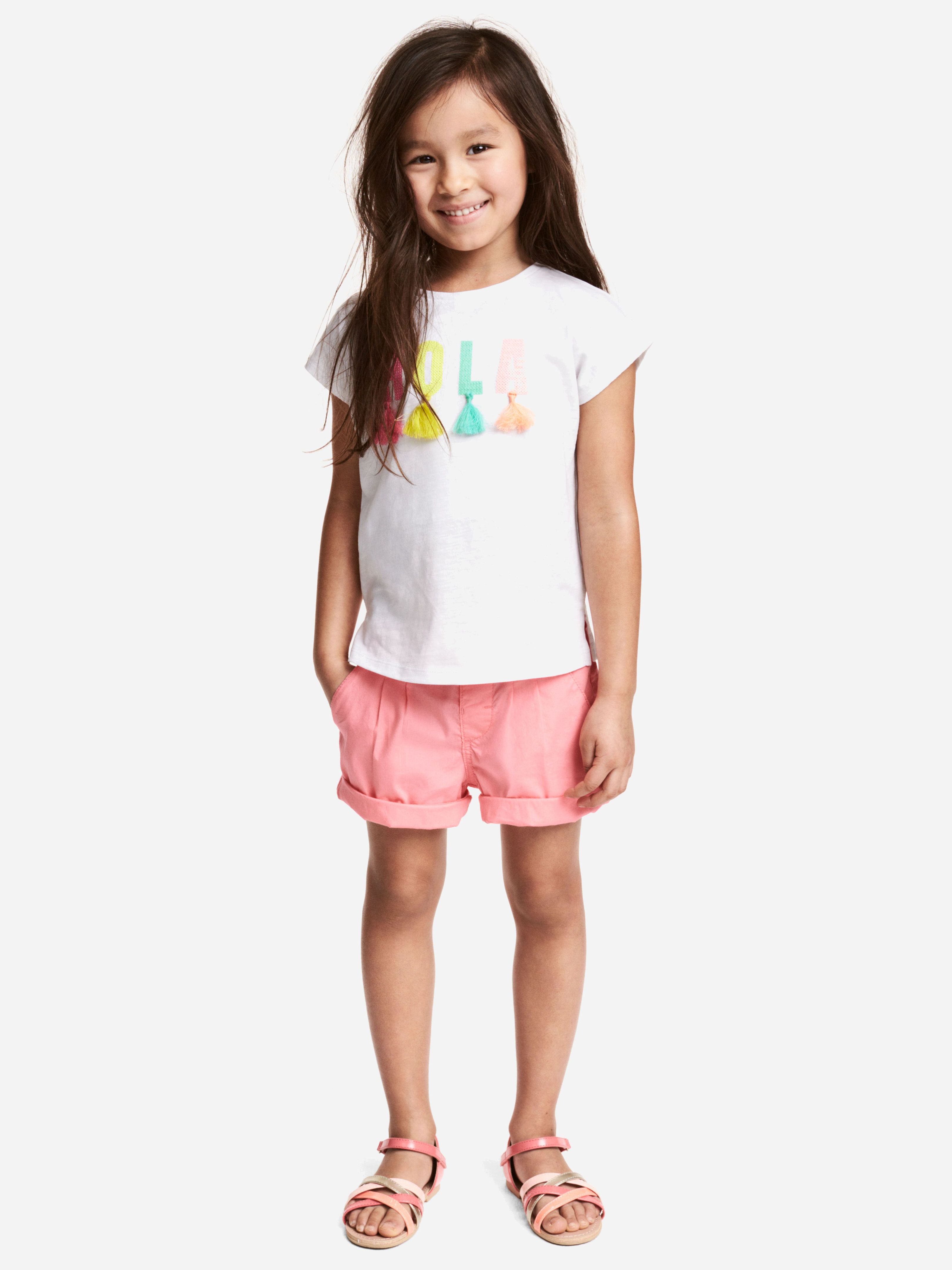 

Шорты H&M 4554155-ACWG 134 см Розовые