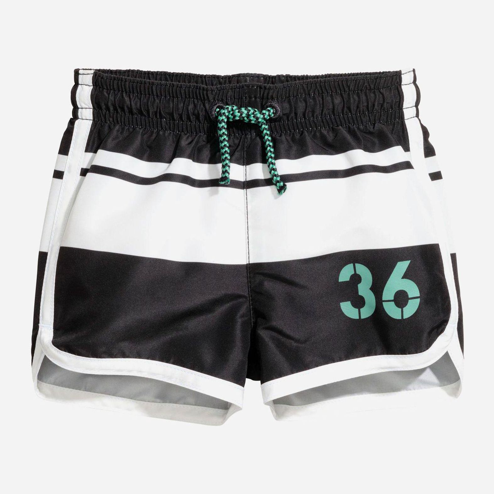 

Шорты H&M 4528525-ABOU 74-80 см Черный/Белый